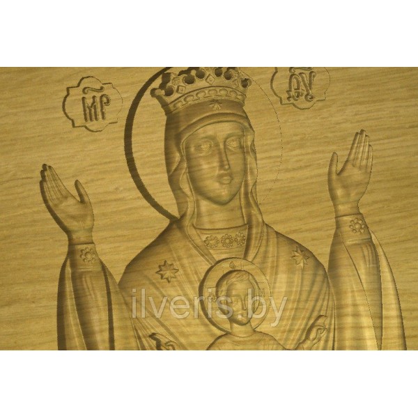 Богородица Чаша Знамение  без оклада